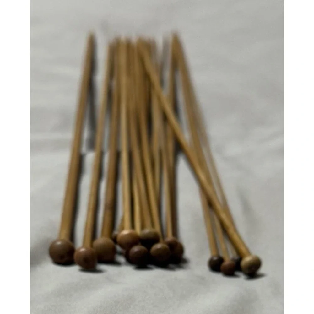 14 Inch Single Point Bamboo Knitting Only‎ 18pcs